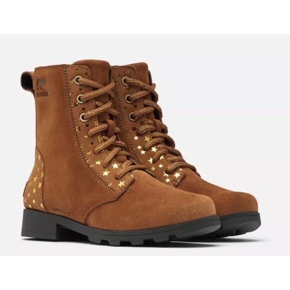 SOREL YOUTH EMELI SHORT LACE‎ BOOT - Picture 1 of 8